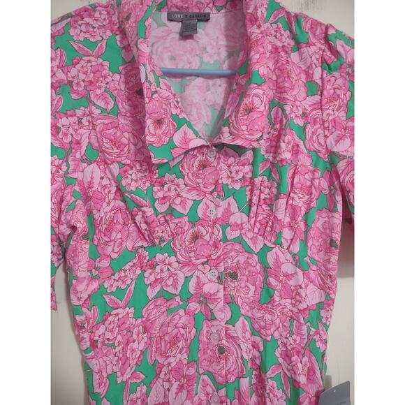 Love X Design Isla Crepe Maci Dress In Roman Holiday Medium Vacation Summer Boho - Picture 2 of 5